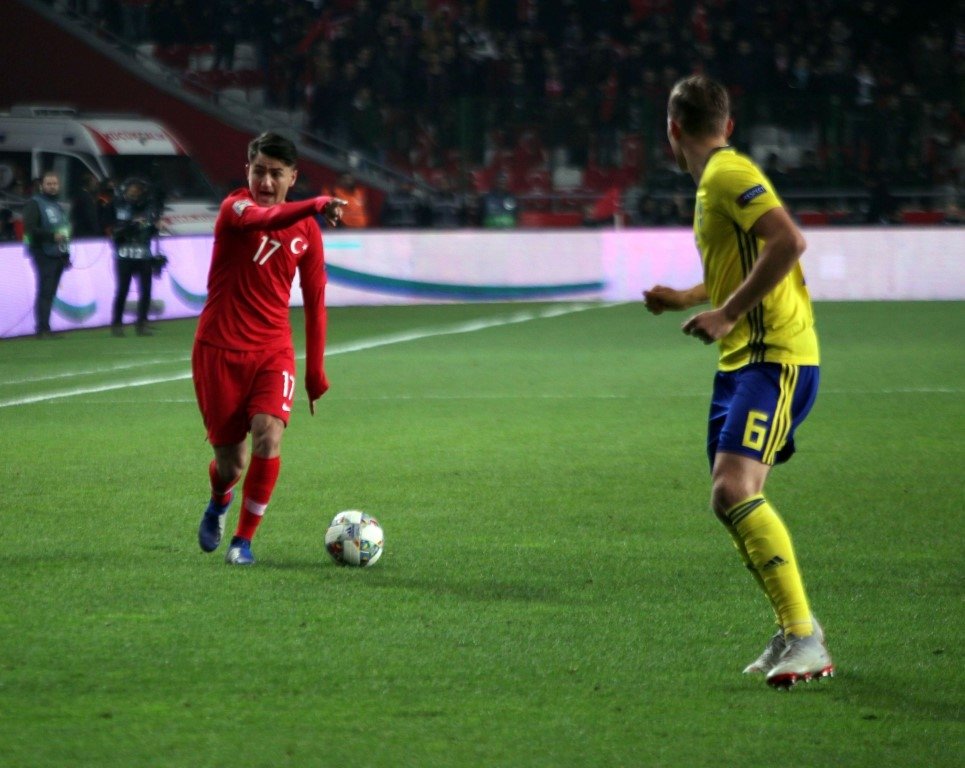 Türkiye İsveç maçından kareler