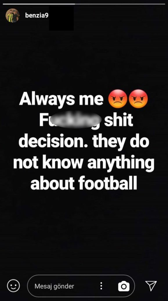 Benzia’dan olay yaratan mesaj!