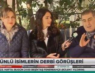 Ünlülerle derbi sohbeti