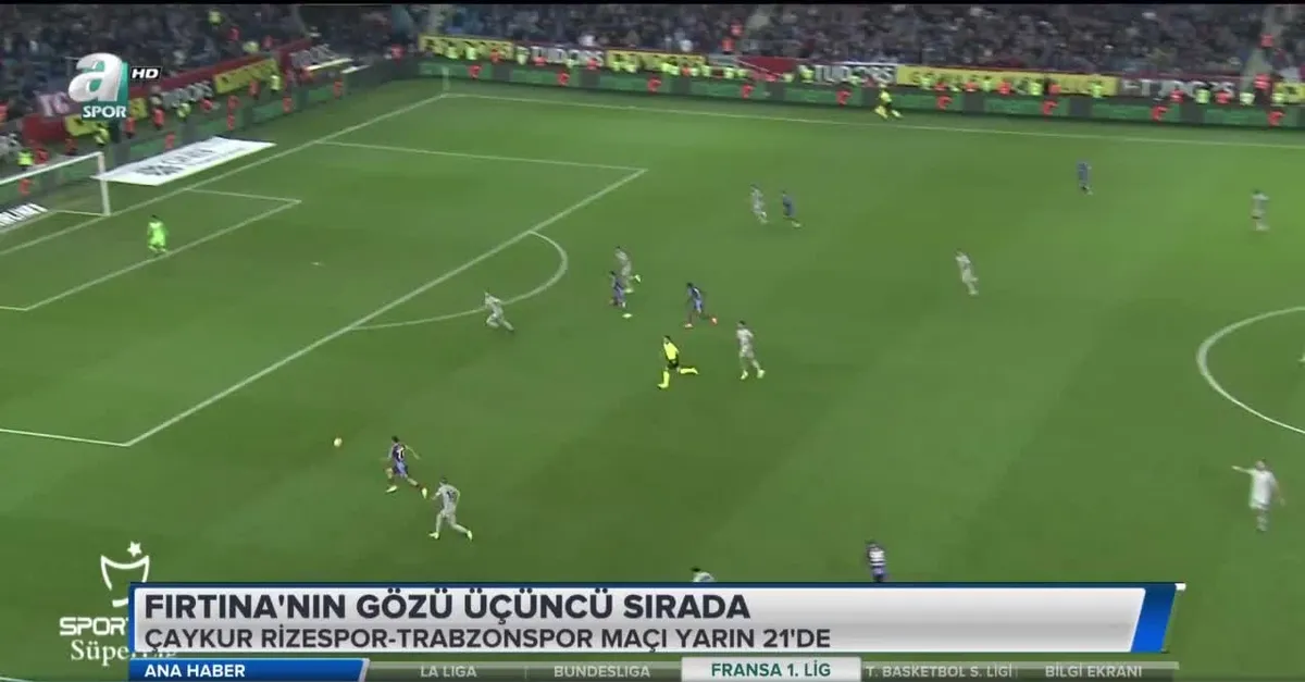 Trabzonspor'un gözü üçüncü sırada