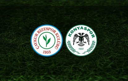 Rizespor Konyaspor maçı CANLI