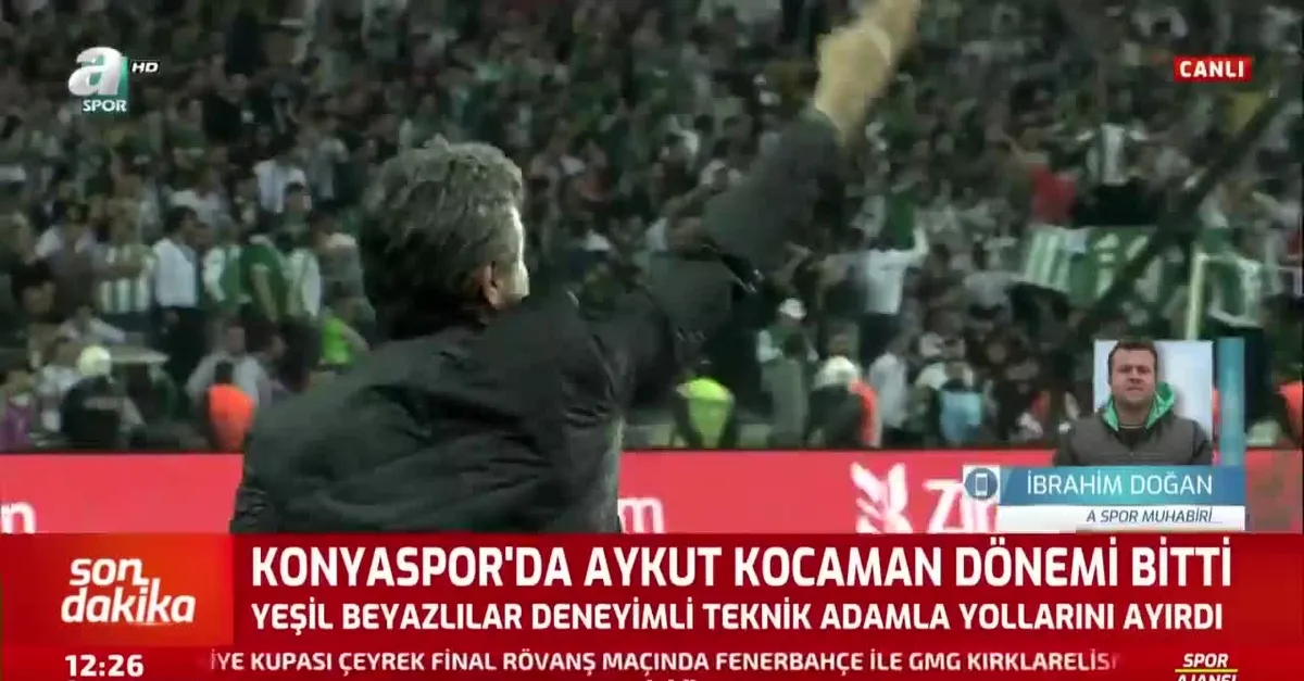 Konyaspor'da Kocaman dönemi bitti