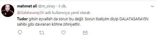’’Bizi daha fazla üzme Tudor, istifa et!’’
