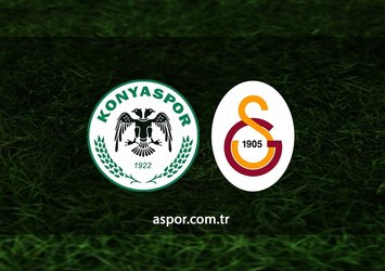 Konyaspor - Galatasaray maçı saat kaçta?