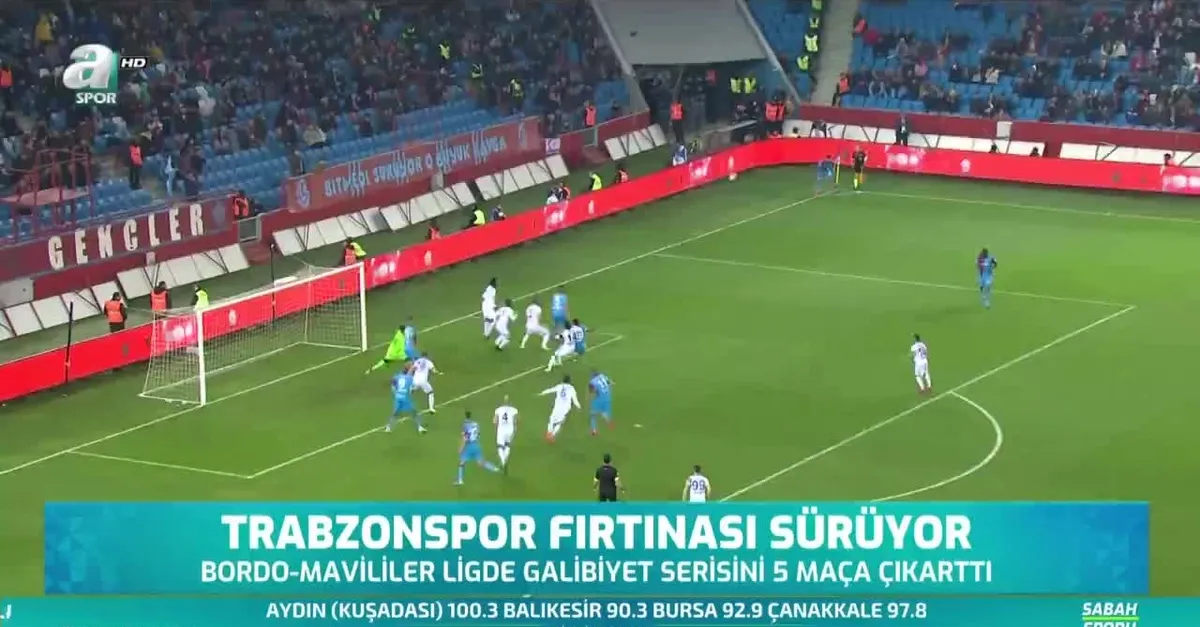 Trabzonspor fırtınası sürüyor