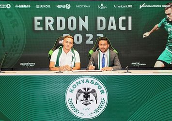 Konyaspor'da Erdon Daci'nin sözleşmesi uzatıldı