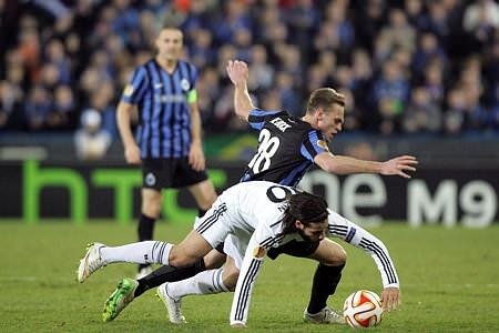 C.Brugge-Beşiktaş maçından kareler