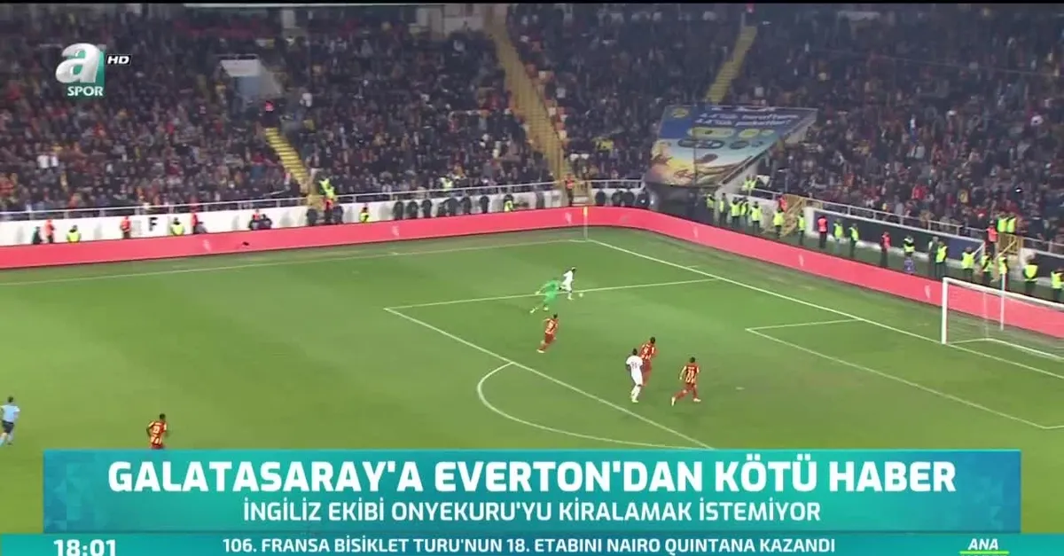 Galatasaray'a Everton'dan kötü haber