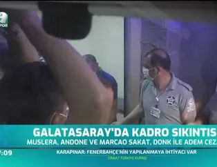 Galatasaray'da kadro sıkıntısı