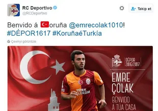 Emre Çolak Deportivo'da