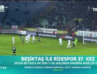 Beşiktaş ile Rizespor 37. kez