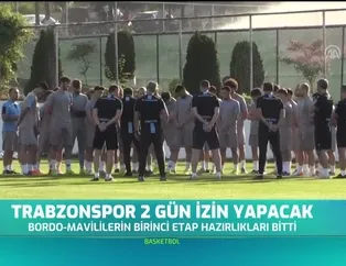 Trabzonspor 2 gün izin yapacak