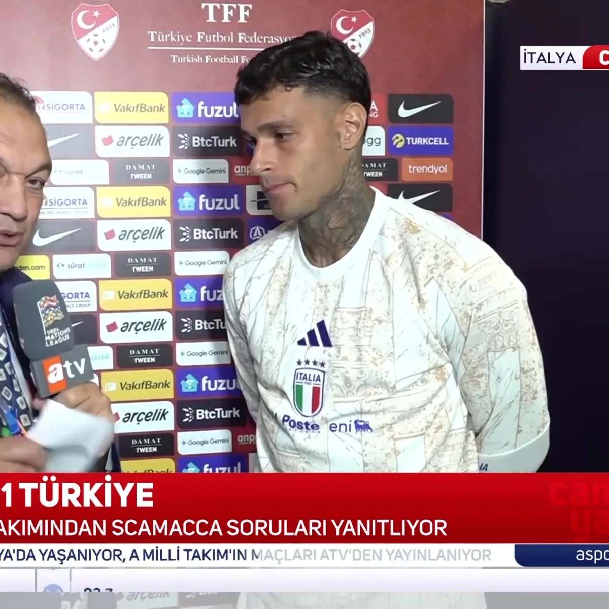 Gianluca Scamacca: Başarıya ulaştığımızı söylemek erken