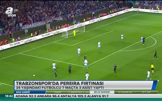 Trabzonspor'da Pereira fırtınası