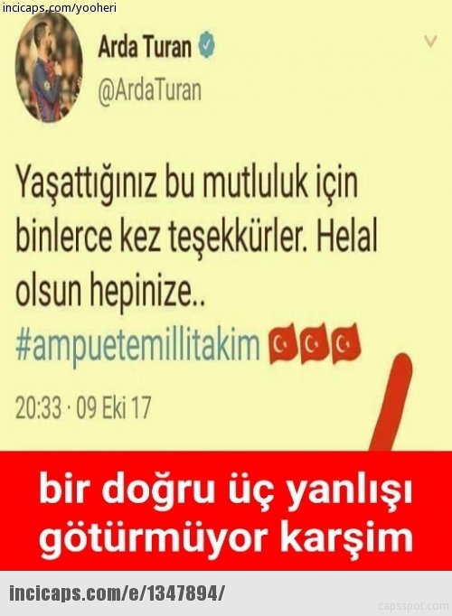 Ampute Milli Takım maçı sonları capsler