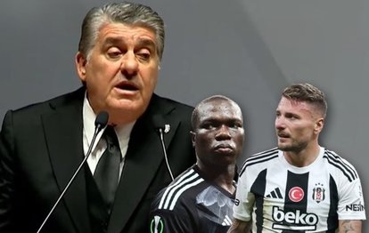 Beşiktaş Başkanı Serdal Adalı’dan Aboubakar ve Immobile isyanı! Transfer...