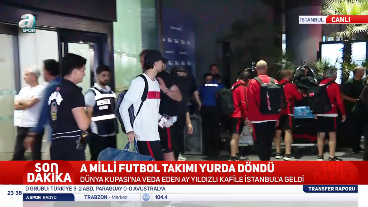 A Milli Takımımız yurda döndü! İşte ilk görüntüler