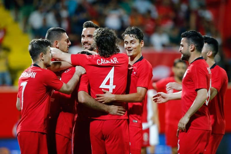 Türkiye - Özbekistan maçından kareler...