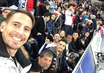 Trabzonspor'lu futbolcular Copa Libertadores finalini izledi