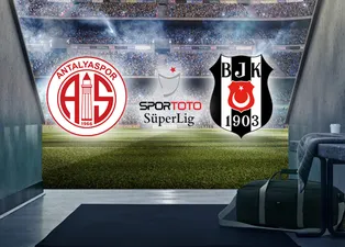 Antalyaspor - Beşiktaş (İlk 11'ler)
