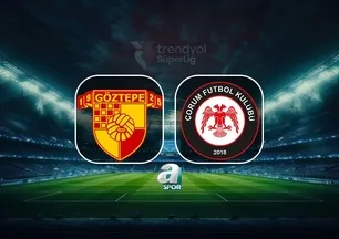 Göztepe - Arca Çorum FK | CANLI