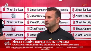 Galatasaray'da Okan Buruk: Kupayı kazanmak istiyoruz