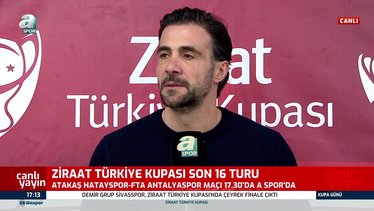 Ömer Erdoğan Antalyaspor maçı öncesi A Spor'a konuştu!