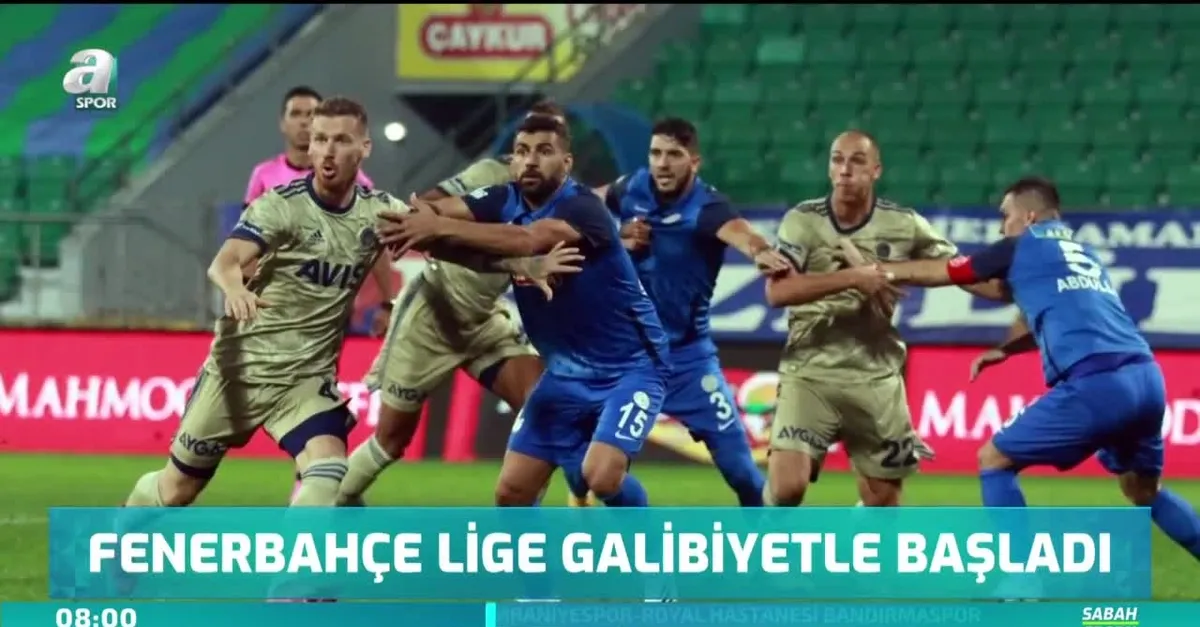 Fenerbahçe lige galibiyetle başladı