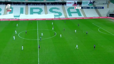 Bursaspor 0-3 Antalyaspor (MAÇ ÖZETİ)