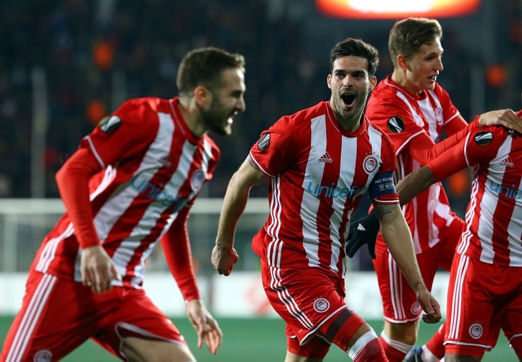 Osmanlıspor - Olympiakos maçından kareler