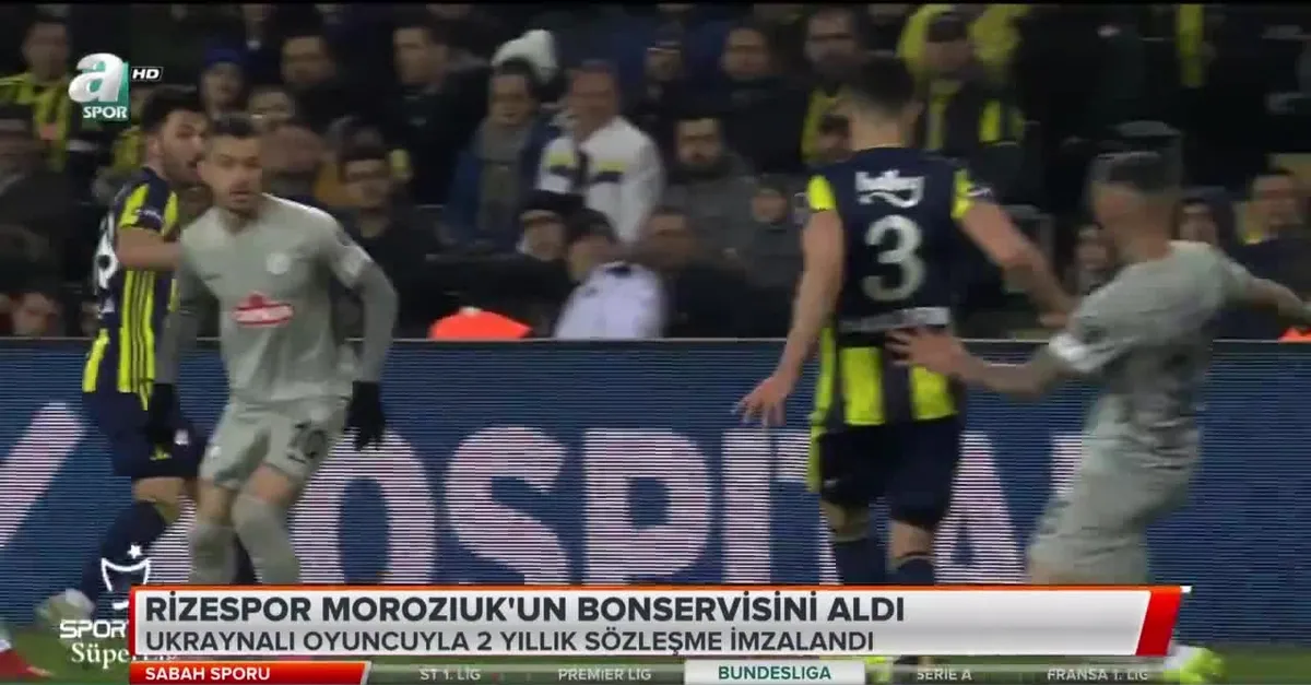 Rizespor Moroziuk'un bonservisini aldı
