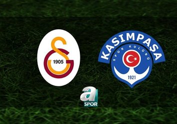 Galatasaray - Kasımpaşa maçı tüm detayları!