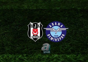 Beşiktaş - A. Demirspor | İlk 11'ler belli oldu