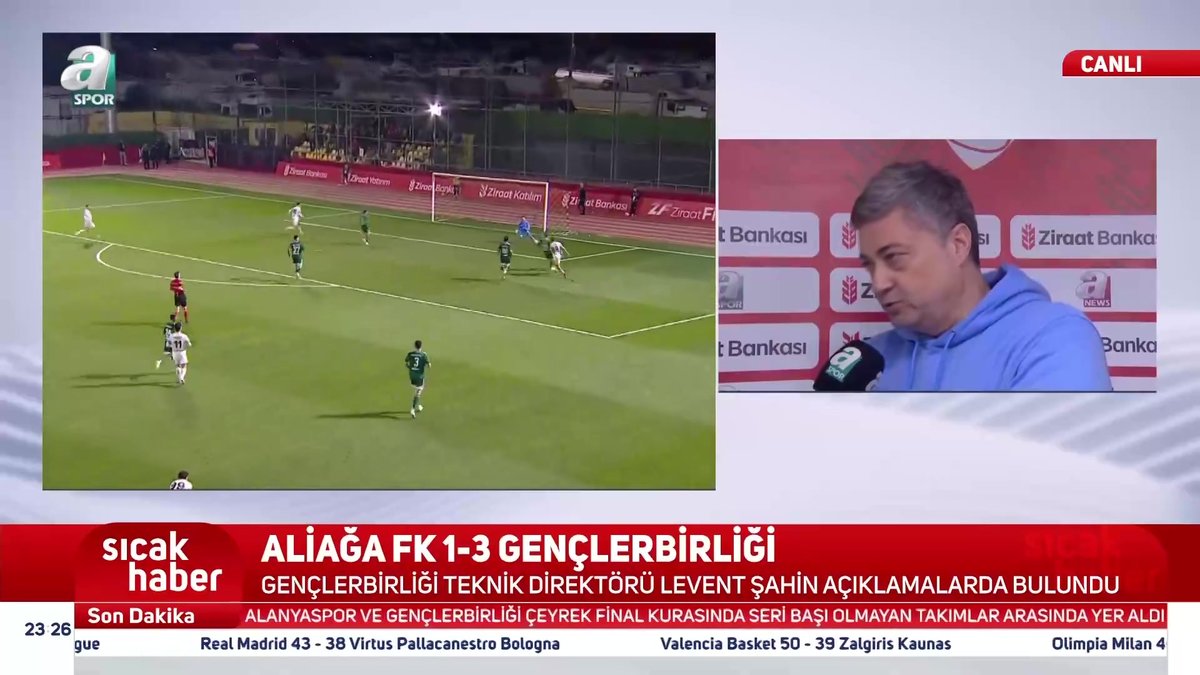 05 Mart 2026 - Levent Şahin: Çok güzel bir müsabakaydı - Aspor  Ziraat Türkiye Kupası