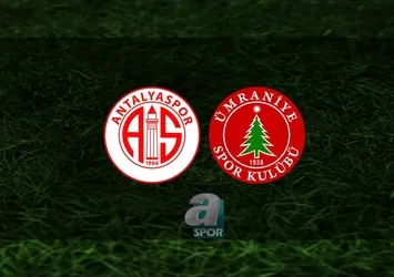 Antalyaspor - Ümraniyespor | CANLI