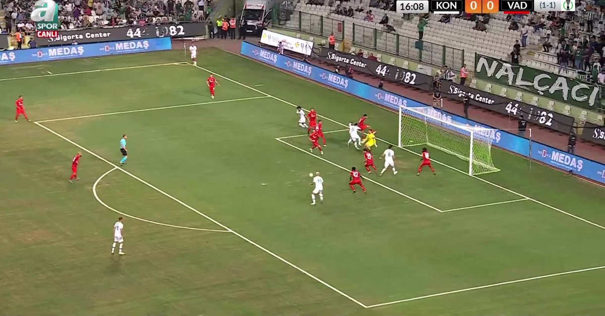 GOL |  Konyaspor 1-0 Vaduz