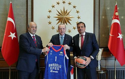 Başkan Recep Tayyip Erdoğan Anadolu Efes’i kabul etti!
