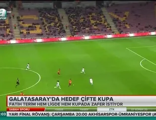 Galatasaray'da hedef çifte kupa