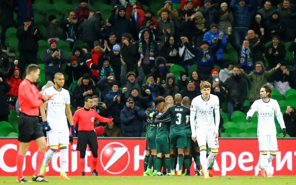Krasnodar - Fenerbahçe maçından kareler