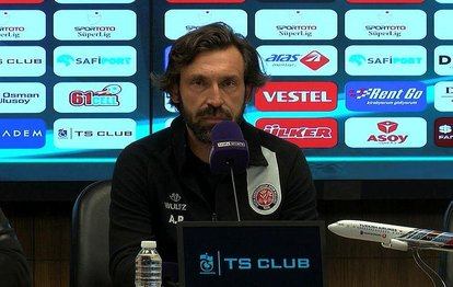 Trabzonspor Fatih Karagümrük maçı sonrası Andrea Pirlo: Kötü oynadık ve kaybettik