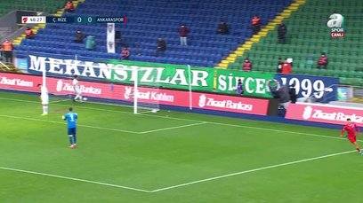 Çaykur Rizespor 0 - 1 Ankaraspor | MAÇ ÖZETİ