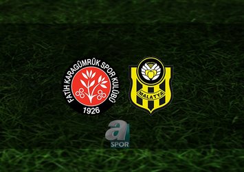 Fatih Karagümrük - Yeni Malatyaspor maçı saat kaçta?