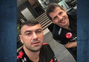 Burak Yılmaz'dan 'fırça' esprisi!
