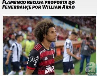 TRANSFER HABERİ: Fenerbahçe’den Willian Arao hamlesi! Flamengo’nun cevabı ortaya çıktı