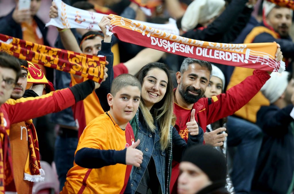 Galatasaray-Dersimspor karşılaşmasından kareler
