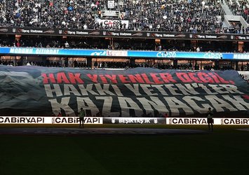 Beşiktaş taraftarından TFF'ye tepki