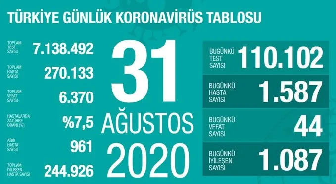 Türkiye'de corona virüsü vaka sayısı kaç oldu? Sağlık Bakanı Fahrettin Koca açıkladı - 1