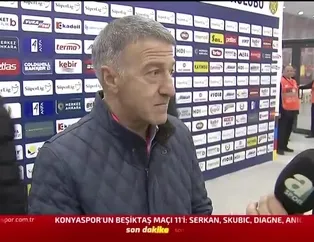 Ahmet Ağaoğlu'ndan maç sonu açıklaması