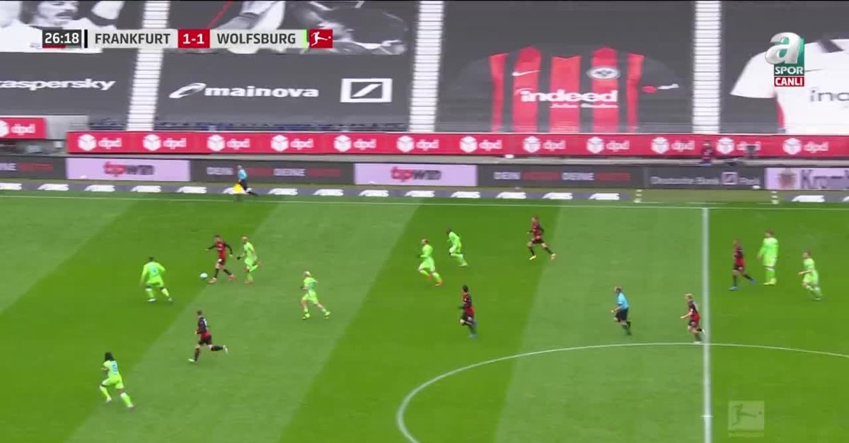 GOL | Eintracht Frankfurt 2 - 1 Wolfsburg