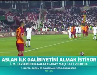 Aslan ilk galibiyetini almak istiyor